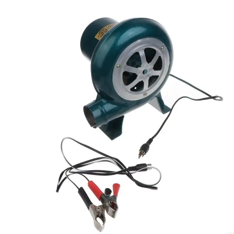 مروحة الشواء نزهة التخييم النار الفحم موقد الهواء مروحة نفخ سرعة قابل للتعديل L4MF #3