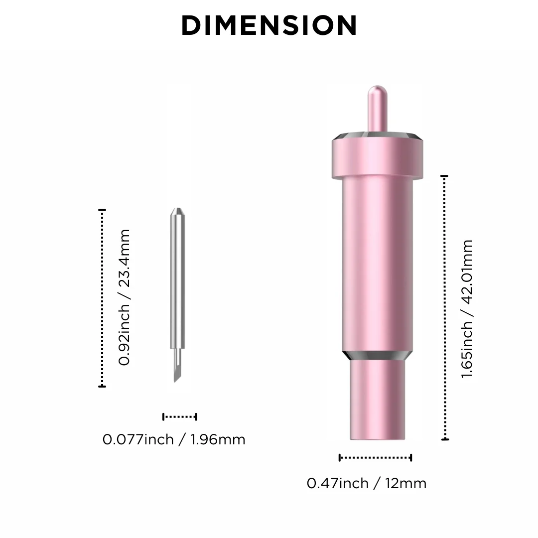 شفرات قماش مستعبدة + مبيت لصانع/استكشاف شفرة قماش هوائية مثالية لقطع الأقمشة المربوطة-الحرير، HTV، إلخ. 3 شفرات