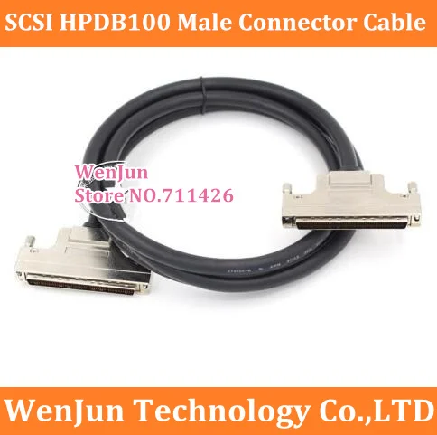 High Quality SCSI HPDB100 male to male Power Connector Cable HPDB 100 Pin Male Plug Data Extension Cable Cord