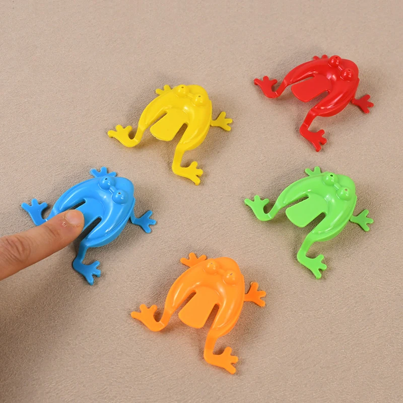 

10/50Pcs Jumping Frog Bounce Fidget Toy Antistress Relieve Kids Birthday Party Favors Goodie Pinata Filler Christmas Family Game