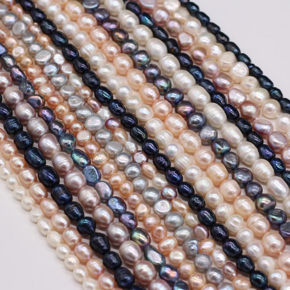 Natural Freshwater Baroque Pearl High Punch Loose Beads for Jewelry Making DIY Necklace Bracelet Accessories 36cm 14\