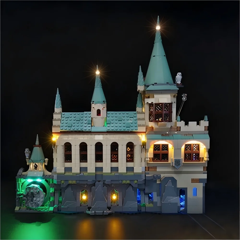 LYBMTWF Kit d'éclairage LED compatible avec le modèle de construction Lego 76389 Chamber of Secrets (modèle non inclus des briques)