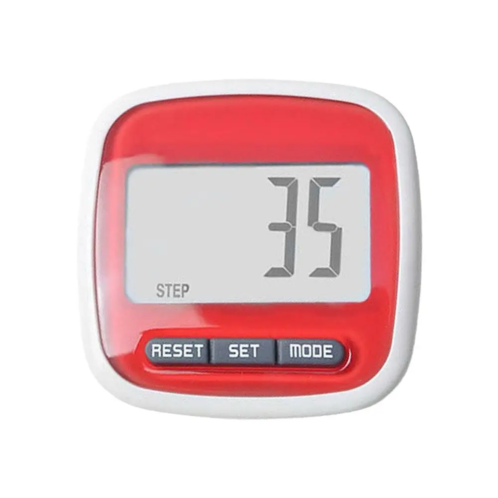 Mini Digital Step Counter Large Screen Smart Electronic Pedometer For Walking Distance Lightweight Design Calorie Counting C2Y5