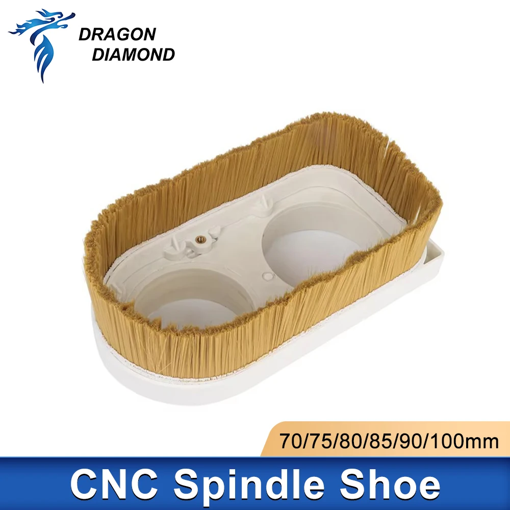CNC spindle Brush Dust Collection Dust Boots dust cover hood with Brush 70/75/80/85/90/100mm CNC Milling Machine Tool