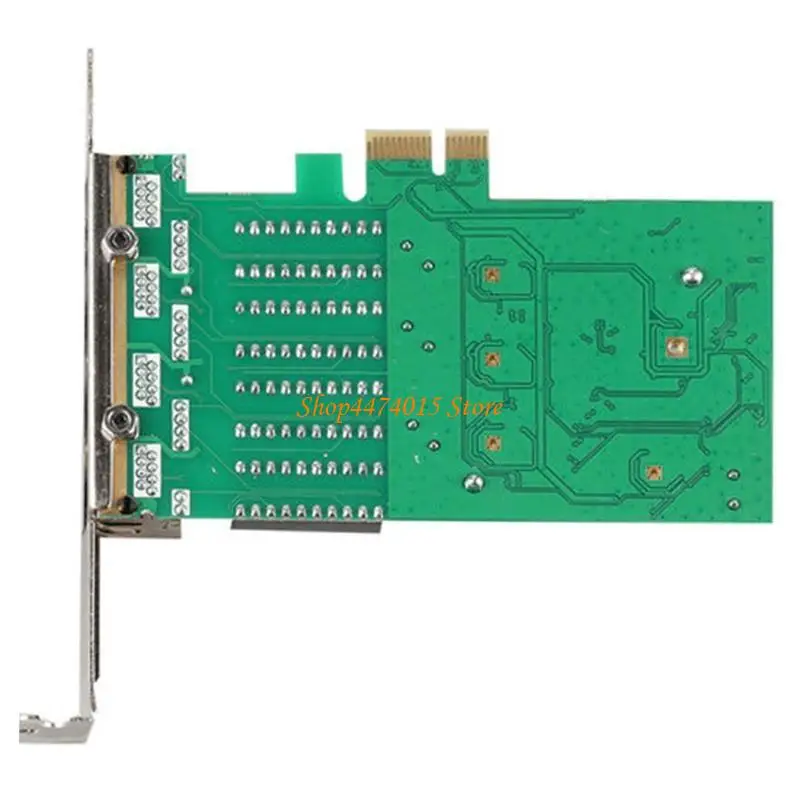 K1AA 4 porta PCI-E 2500Mbps Gigabit Retwork Card RJ45 PCIE Desktop Computer Server