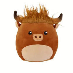 Adorabile peluche e cuscino di mucca delle Highland-perfetto Comfort morbido per la casa, regalo di ascolto per tutte le occasioni regali di compleanno per bambini