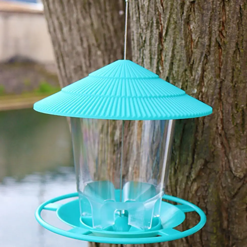 

Waterproof Hanging Feed Station Flying Animal Outdoor Garden Bird Feeder Bird Supplies Food Container Feeding Tool