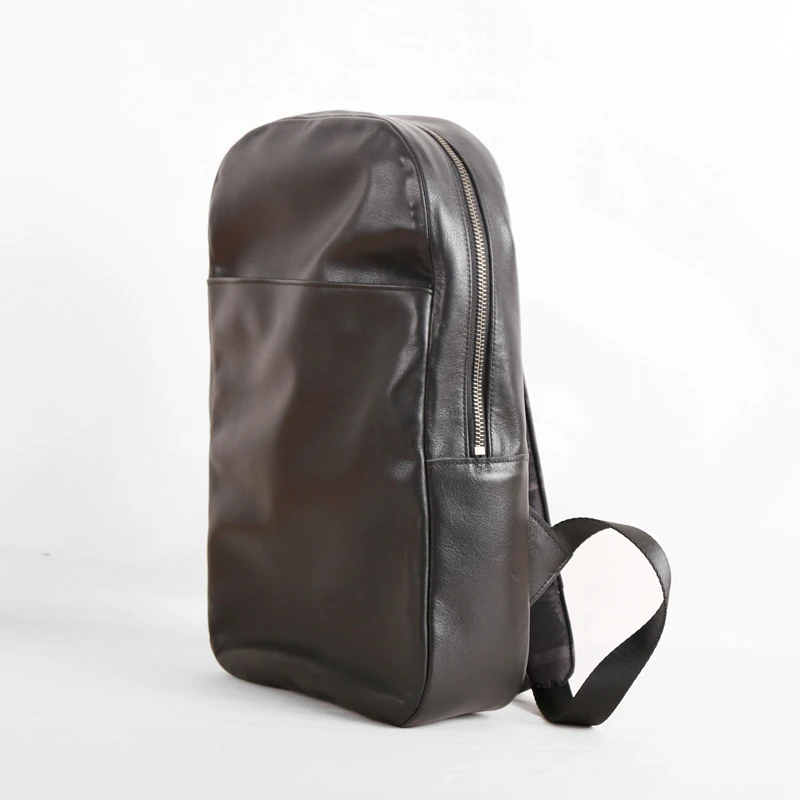 Small Backpack Genuine Leather Luxury Handmade Travel Daypacks Cowhide Casual Unisex Backpacks