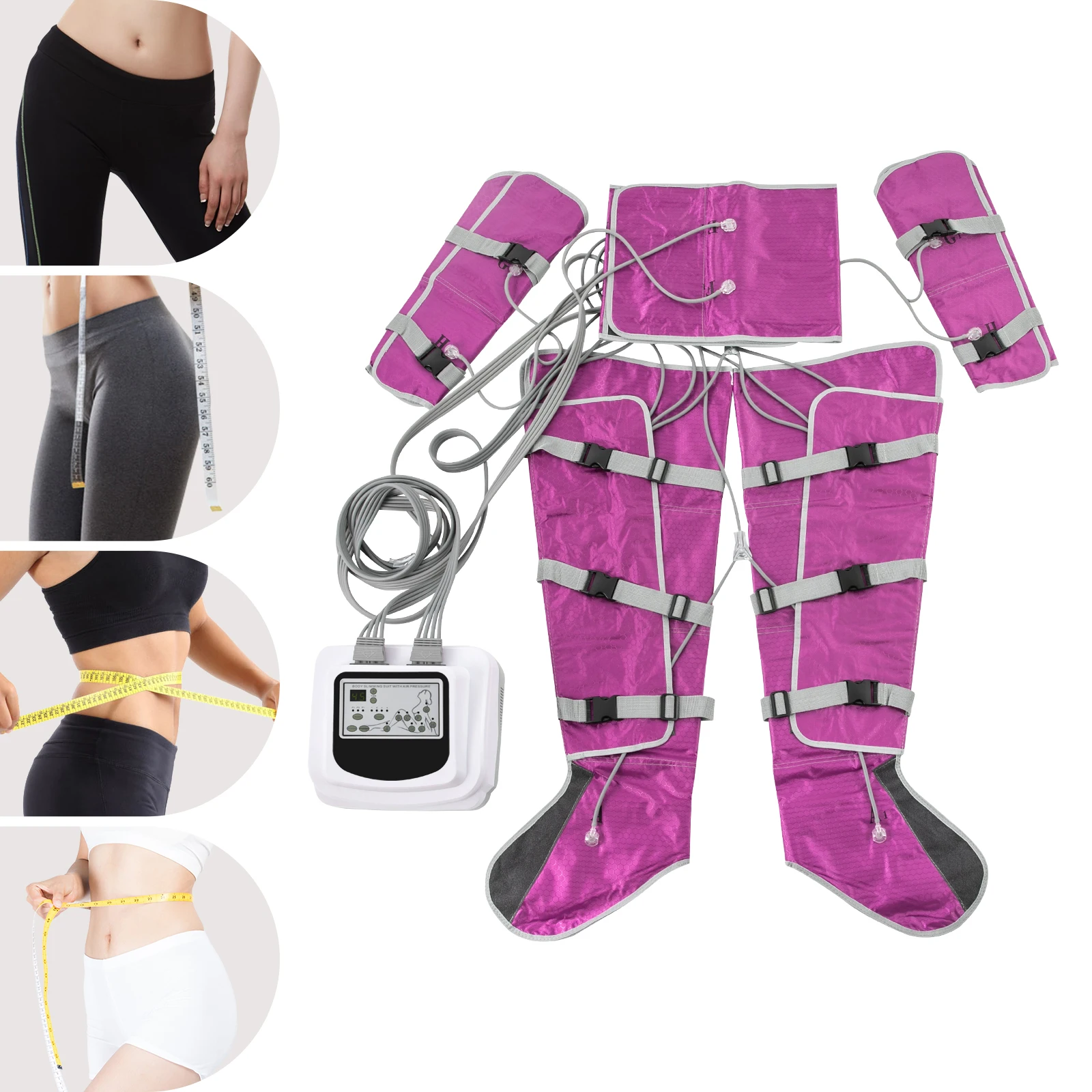 Modern Pressotherapy Machine Air Pressure Lymphatic Drainage Massager with 60℃/140℉ Heating Function