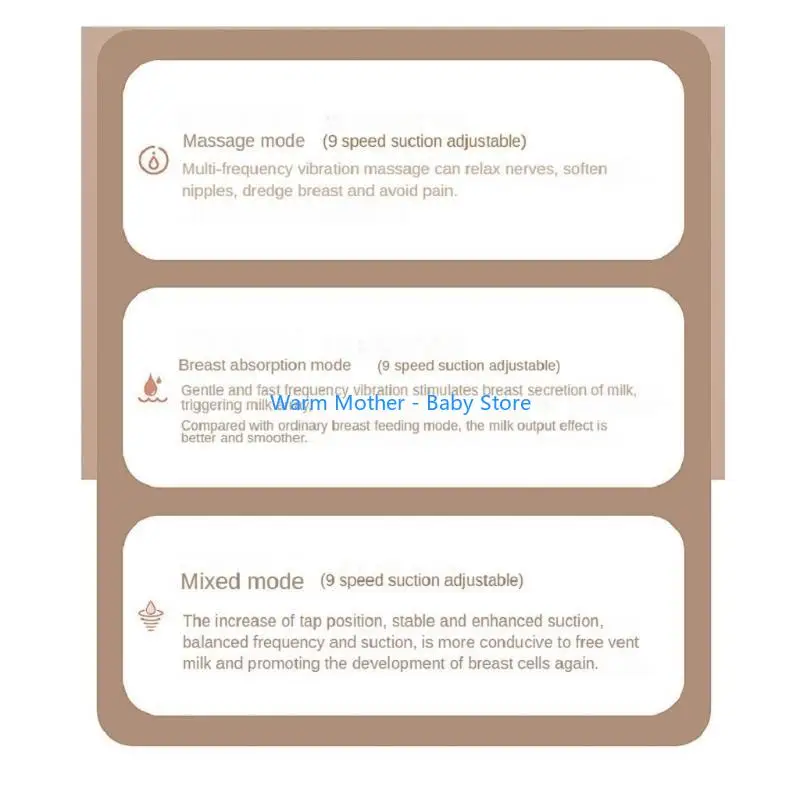 مضخة ثدي يمكن ارتداؤها، ماكينة استخراج الحليب، مضخات ثدي أوتوماتيكية بدون استخدام اليدين 57QE