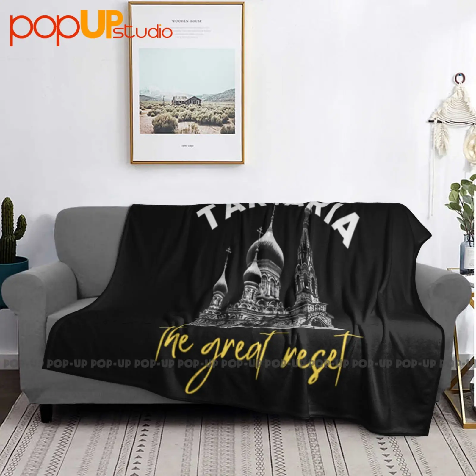 رجل Tartaria الطين الفيضانات شقة الأرض إعادة تعيين كبيرة بطانية فائقة النعومة لحاف الشتاء غطاء أريكة أغطية السرير #3