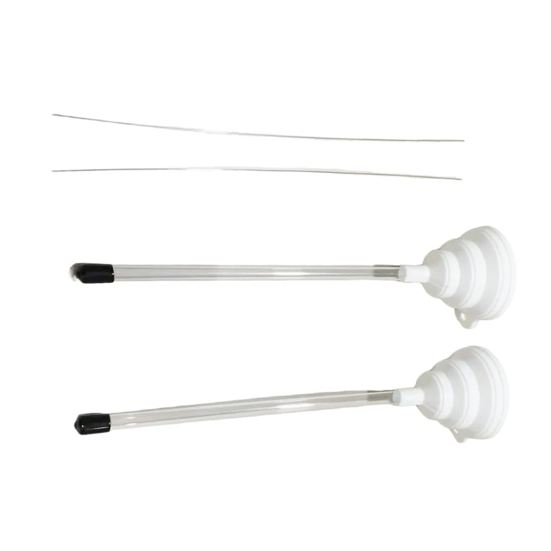 KX4B Beading Funnel Jewelry Making Supply for Clay Bead with Beading Needle Bead Cord