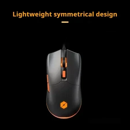 Mechrevo M350 Wired Gaming Mouse 12000dpi Rgb Esports Mouse Portable Lightweight Office Mouse Custom Macro