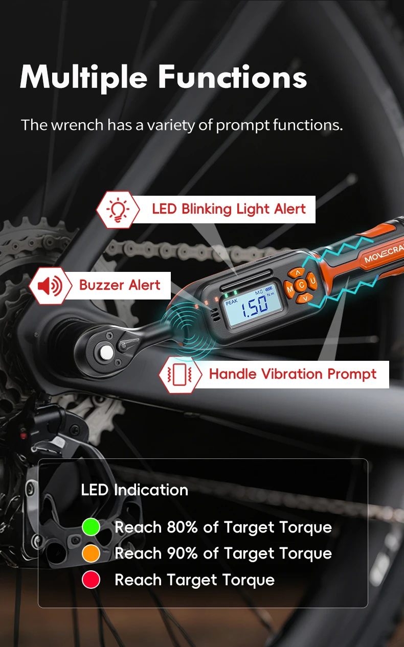 MOVECRAB Schraubenschlüssel-Set mit kurzen Grifffasen, inklusive hochwertigem Zubehör, ideal für professionelle Autoreparatur- und Fahrradrenovierungsbegeisterte. – Detail 8