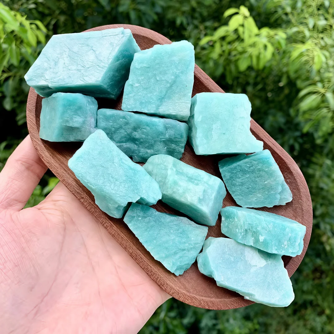 Amazonite Rough Stones - Natur - Jewelry Making Desk ulasan dan harga