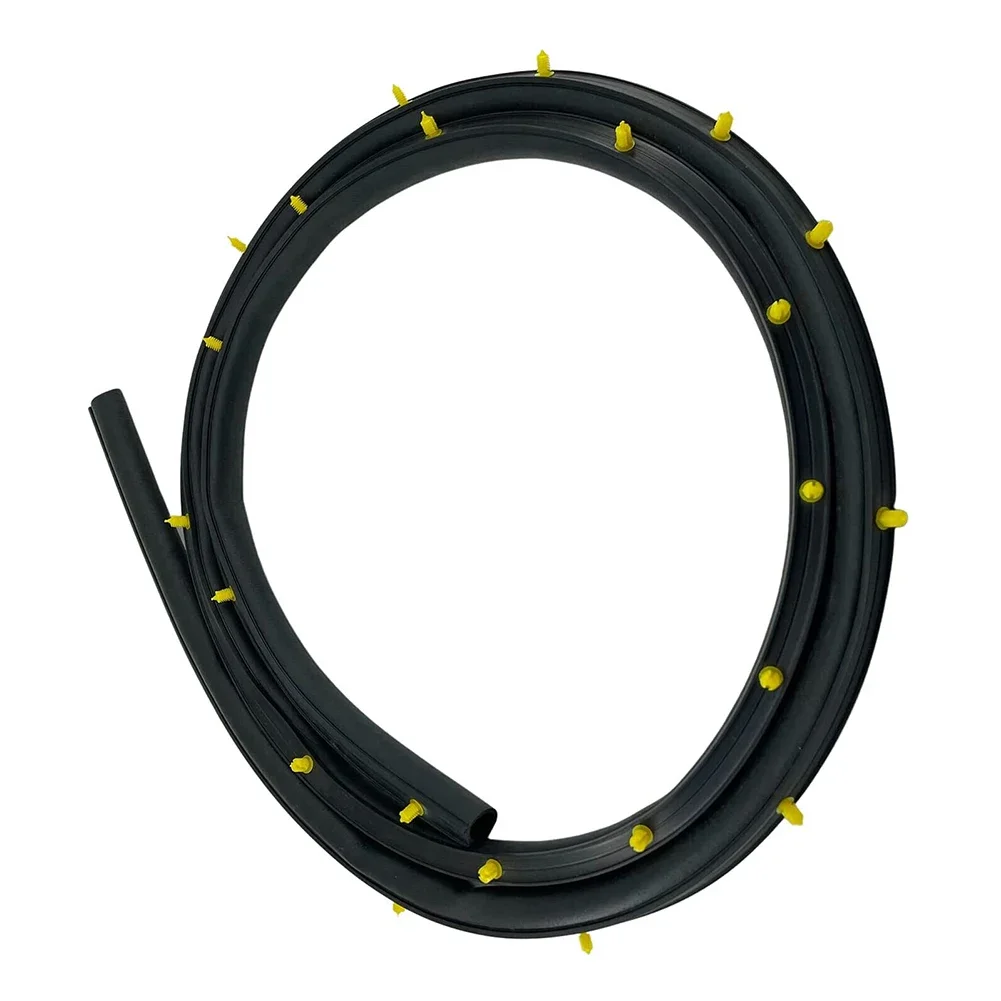 1x Car Front Fascia Bumper Hood Seal Black Rubber Sealing Strip #68070493AA Fits For JEEP GRAND-CHEROKEE 2011-2021