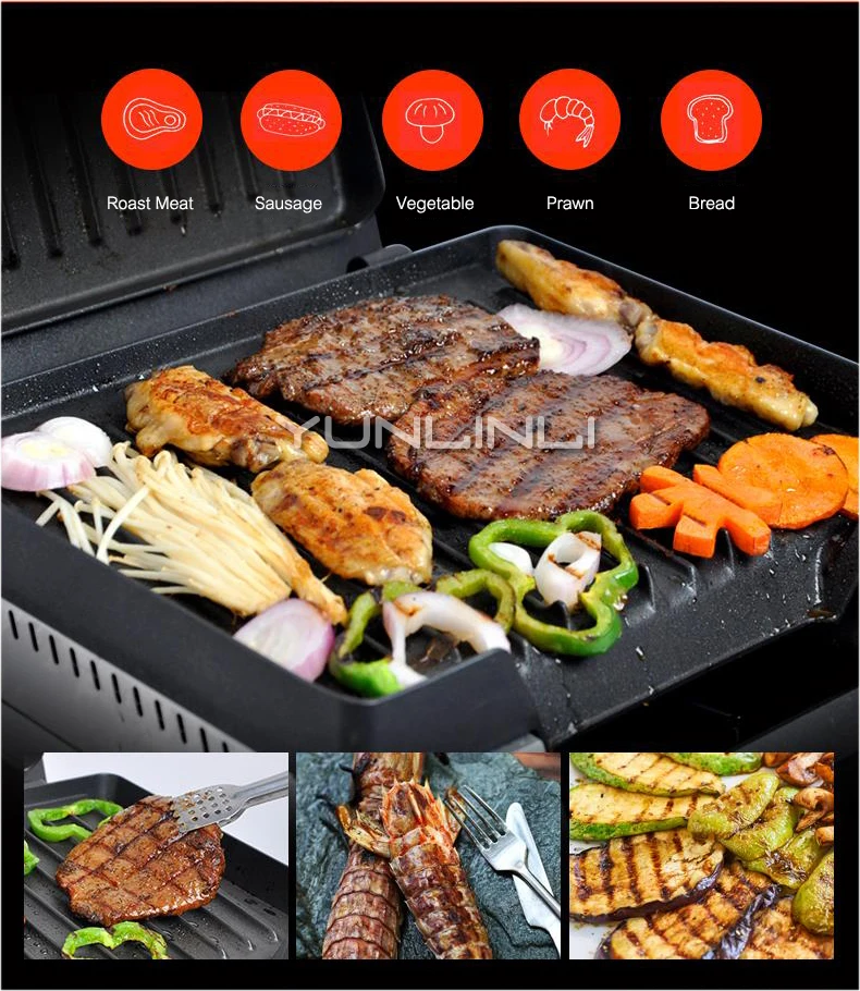 New Version  Grill Steak Cooker Frying Pan