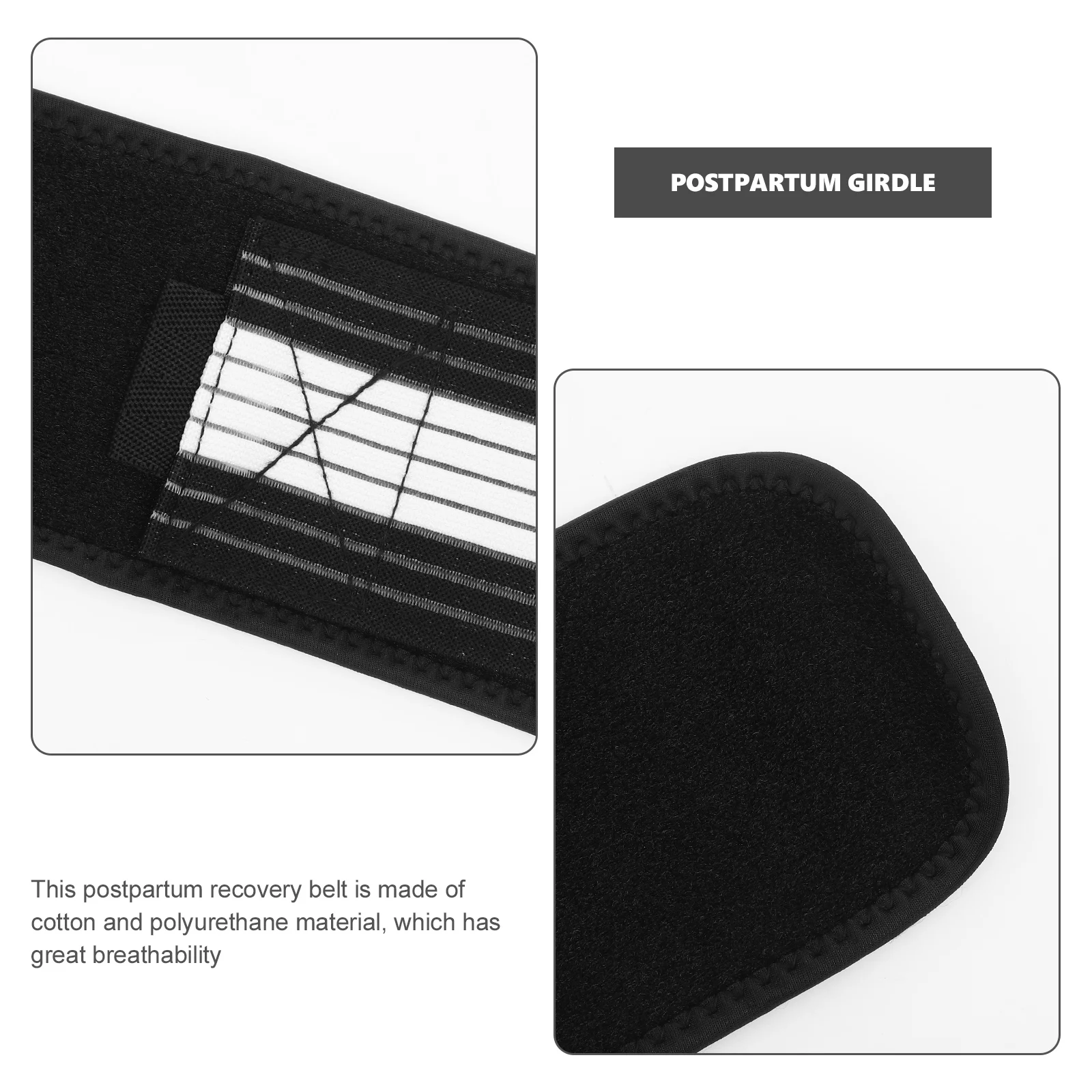 

Послеродовой пояс для поддержки таза, дышащий пояс для женщин, черный пояс для беременных, средство для похудения, восстановительная повязка