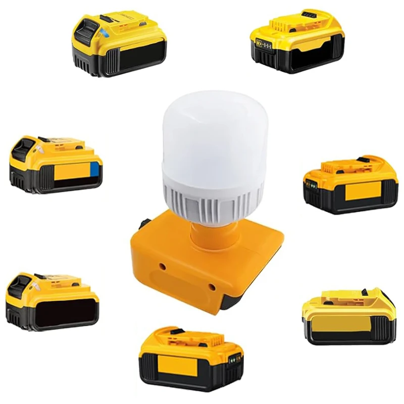 Desktop Lamp Emergency Lighting For Dewalt DCB180 DCB181 DCB182 DCB200 DCB201 DCB203 DCB204 DCB206 DCB207 18-20V Lithium battery