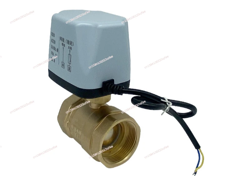 Motorized Ball Valve With manual Switch 2-Wire Control Normally Closed Electric Ball Valve 2-Way Normally Closed