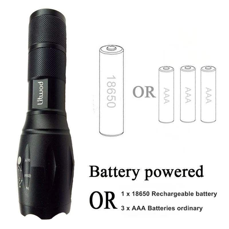 Фонарь XM-L T6, 8000 лм