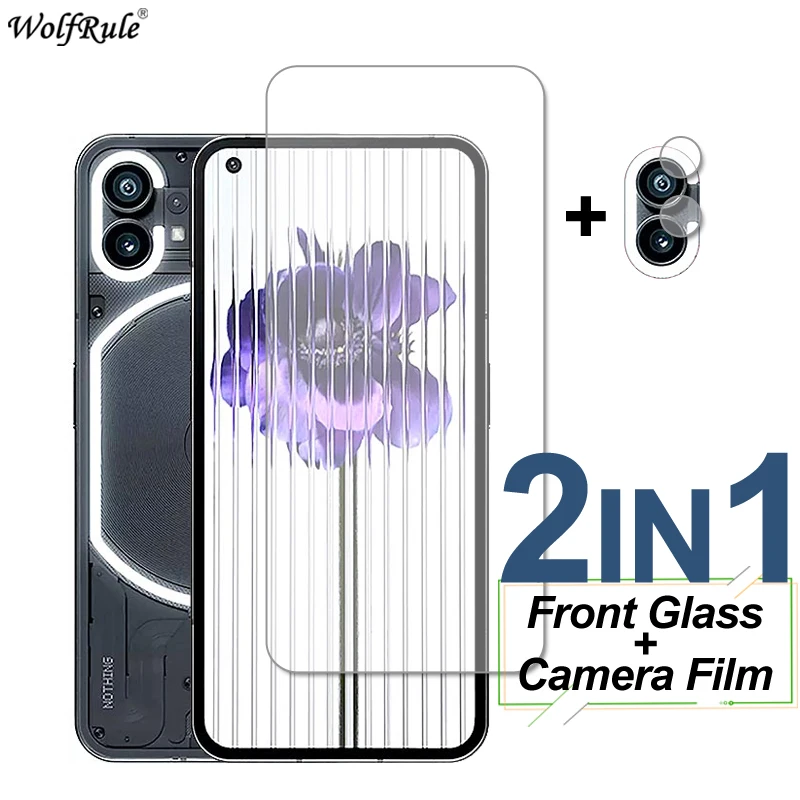 Tempered Glass For Nothing Phone One Screen Protector Protective Phone Camera Lens Film On For Nothing Phone 1 (1) Glass