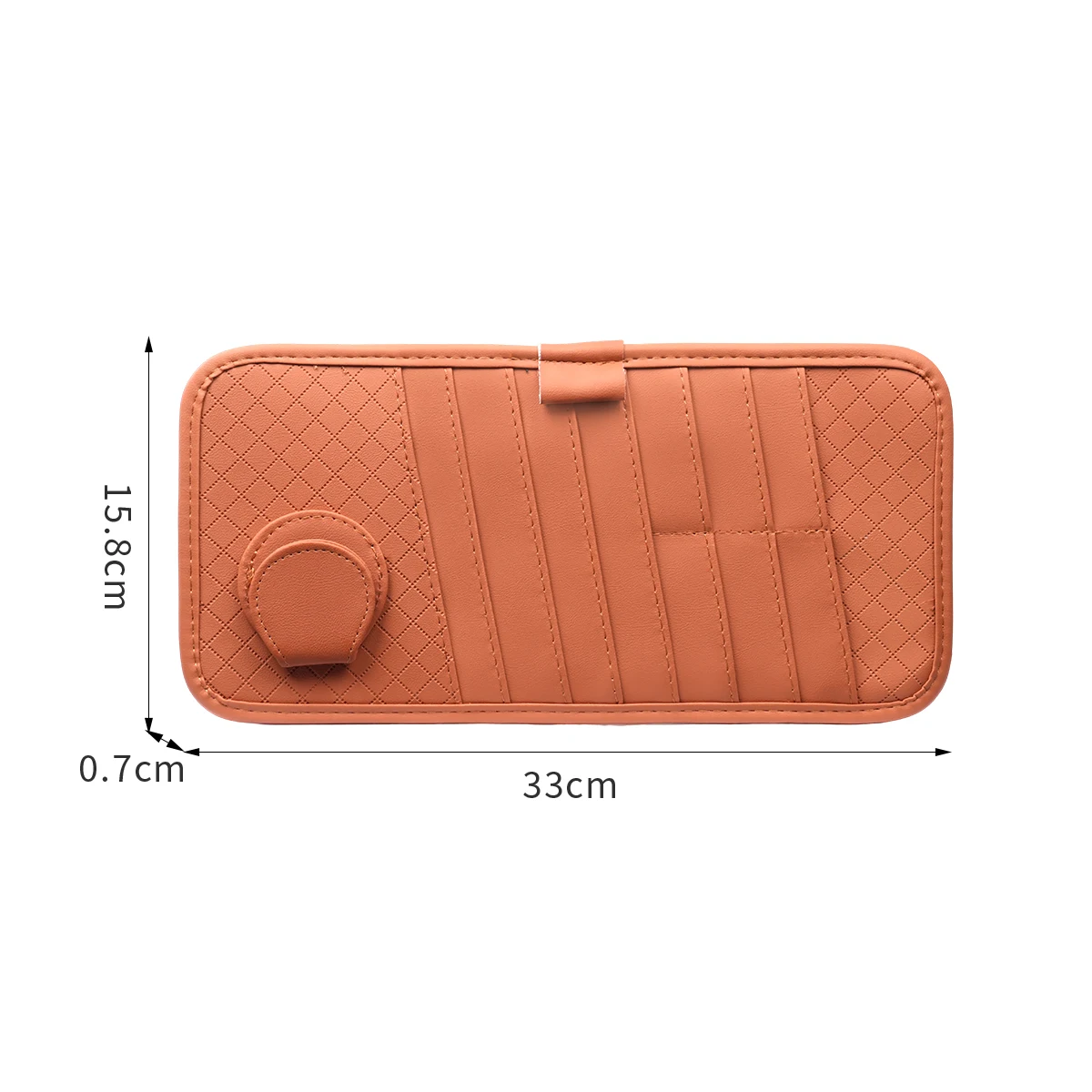 Car Sun Visor Organizer Multi-Pocket Auto Interior Accessories Pocket Organizer Car Document Storage Pouch Pen Holder
