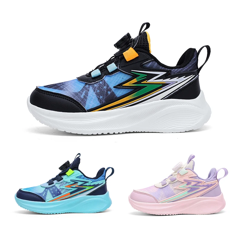 

New children's sports shoes, breathable rotating buckle casual shoes, sports shoes, children's shoes
