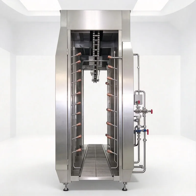 Stainless Steel Poultry Carcass Cleaning Machine High Pressure Nozzle Washing Equipment Customized