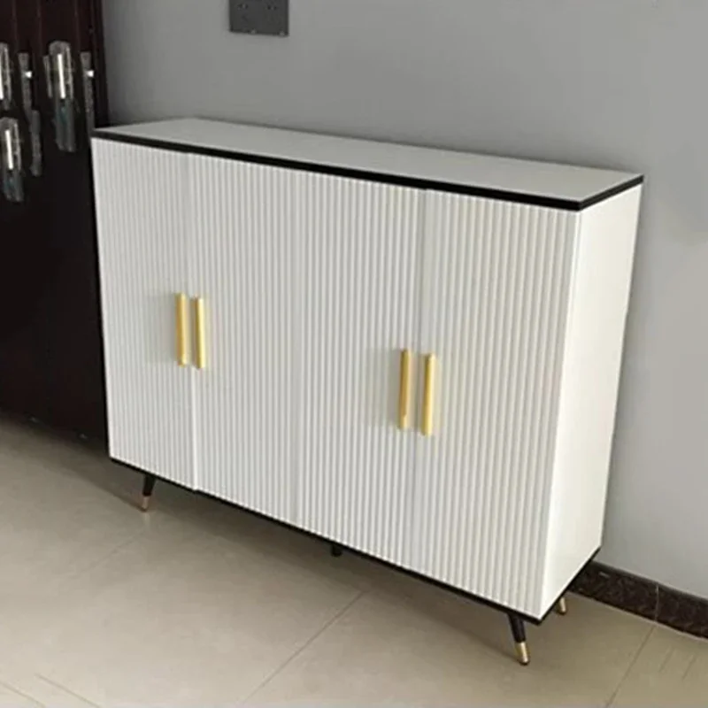 Modern Bench Shoe Cabinet Organizer Storage Cupboard Luxury Nordic Shoe Shelf Italian Minimalist Sapateira Entrance Furniture