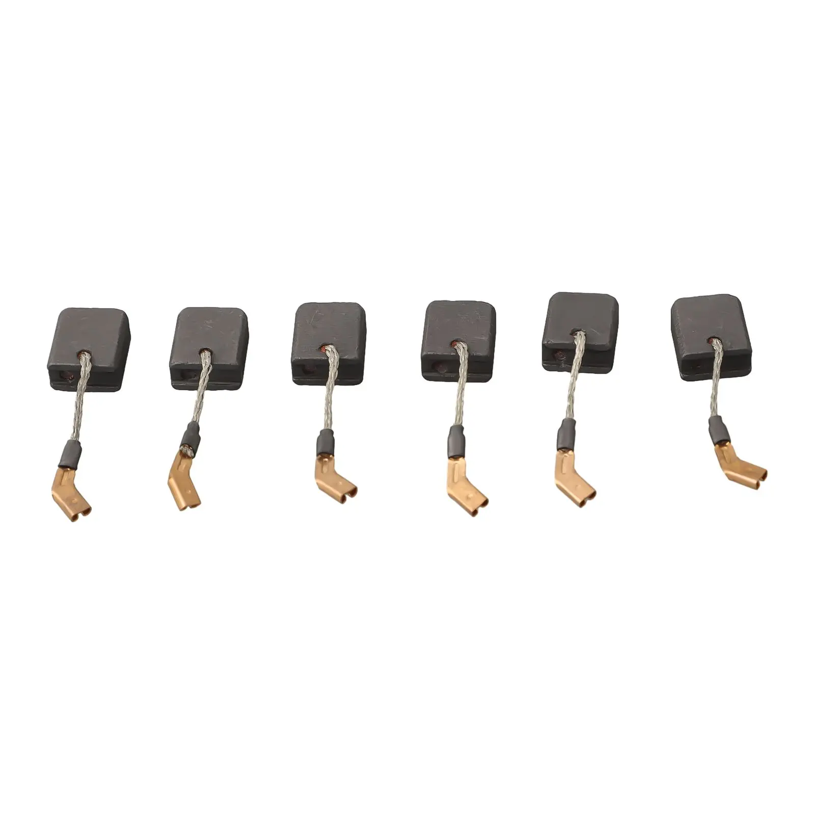 6PCS Carbon Brushes Coals For DW Angle Grinder N421362/DWE4217/DWE4238 Brushes Power Tool Parts 6.5mmx12mmx14mm