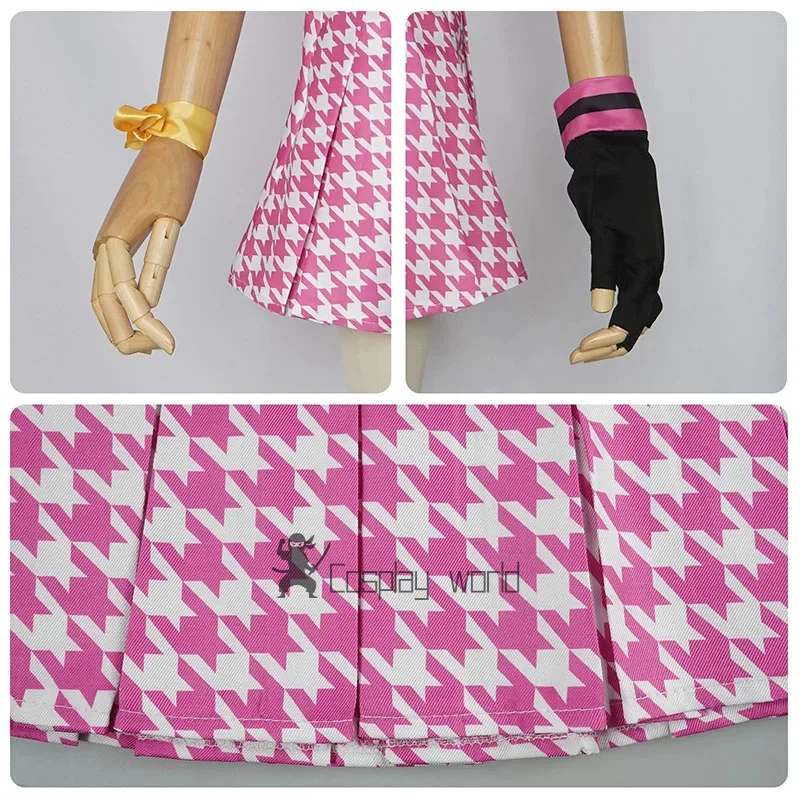 Game P5 Kujikawa Rise Cosplay Costume Pink Dance Dress Summer Women Girls Carnival Party Rise Kujikawa Outfit Uniforms