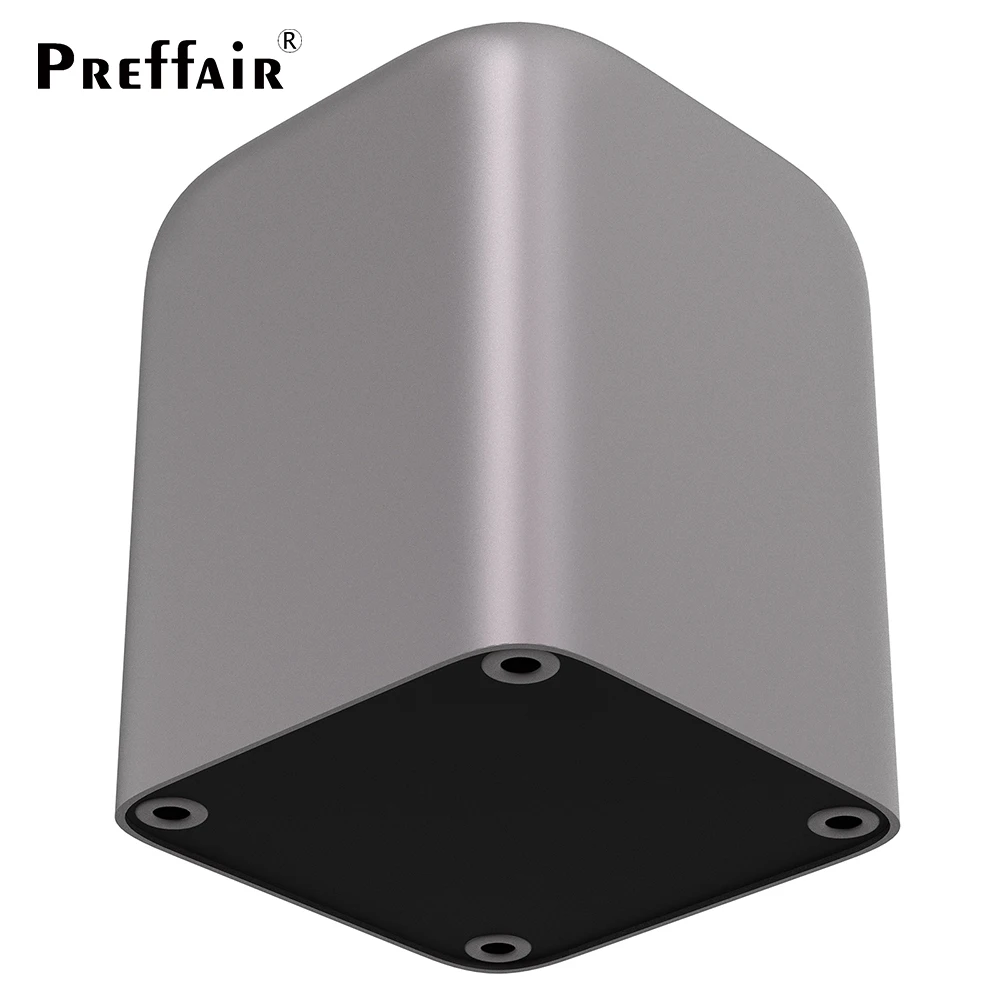 

Preffair 1*Brand New Metal Transformer Cover 65/85/107*123mm Iron Troide Chassis AUDIO Amplifier Enclosure DIY
