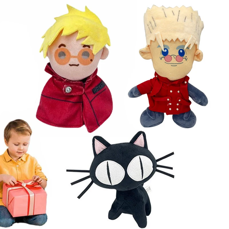 

TRIGUN STAMPEDE Plush Toy Vash the Stampede Stuffed Dolls Cartoon Plushie Figures Peluche Pillow Kids Birthday Christmas Gifts