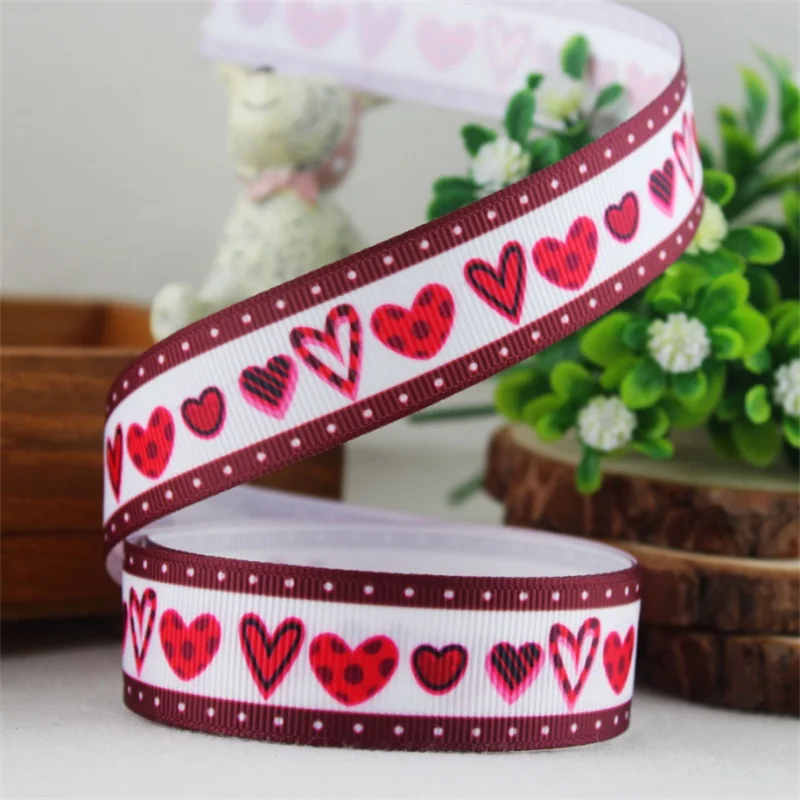 Cartoon Multi-Impresso Grosgrain Ribbon, Acessórios DIY, Material Headwear, Costura Artesanato, Decoração do partido, Hairbow, 1 