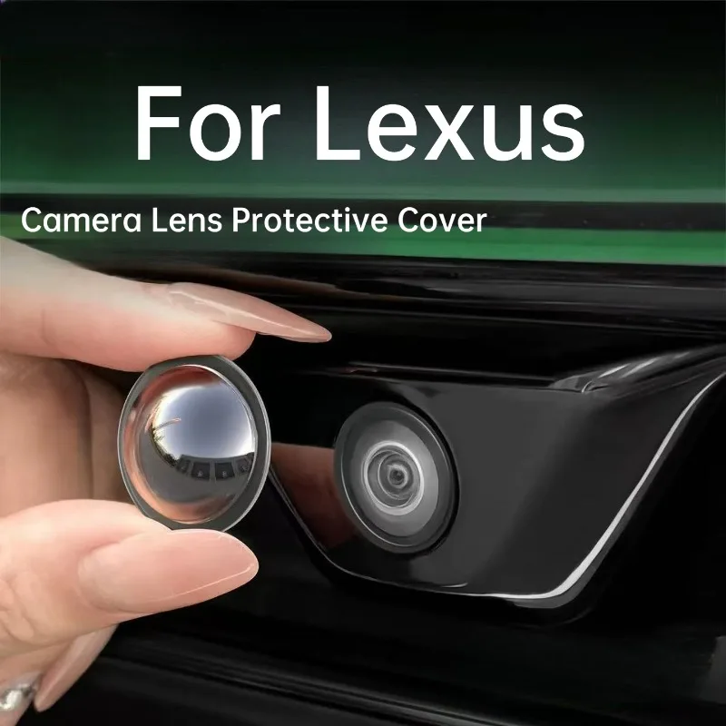 For Camera Protection Cover Fit Lexus ES200 RX300 LX LS, Front & Rear 360 Surround View Lens Guard Cap Car Mod Accessories