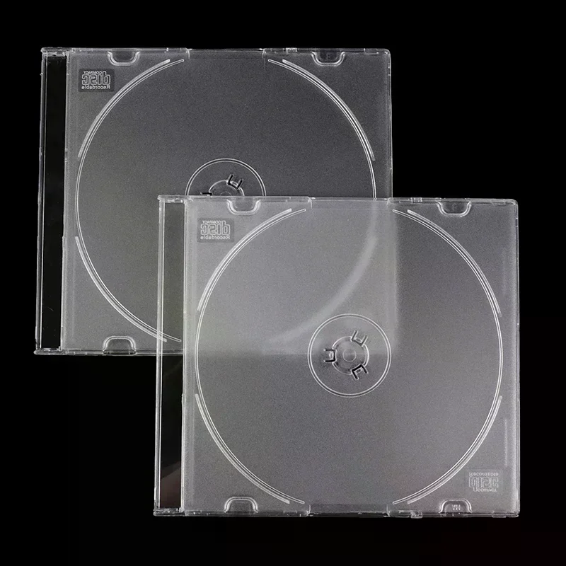 Storage Case Transparent Stand Acrylic Holders For CDs DVD Storage Holder Transparent CD