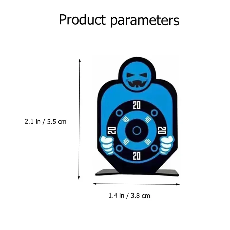 KStainless الصلب نبال الهدف 1/3 قطعة مقلاع رصاصة طرية الهدف اطلاق النار ممارسة الملحقات معدن الحديد الأهداف لعبة الهدف
