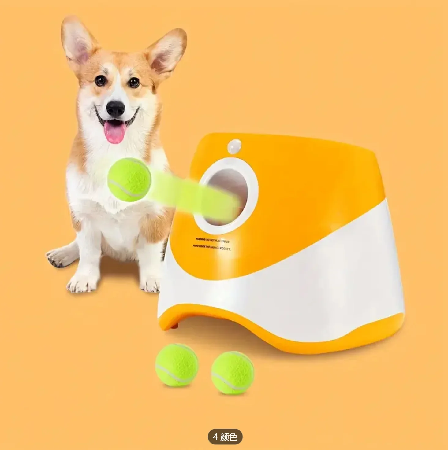 Pet automatic ball throwing machine dog toy ball self-hi boredom relieving artifact corgi interactive training tennis ball