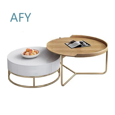 Postmodern Modern Simple Coffee Table TV Cabinet Combination for Small Apartment Living Room Space Saving Multifunctional