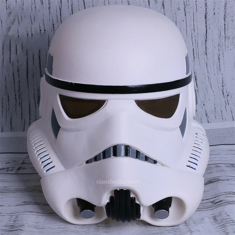 Halloween Live Role Play Props White Soldier  Helmet Mask Force Awakening Stormtrooper Helmet Jewelry