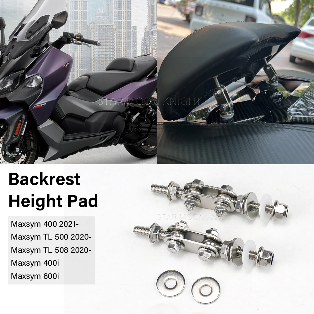 TL 500 Backrest Adjuster For SYM Maxsym 600i 400 TL 500/508 Accessories Motorcycle Backrest Heightener Waist Support Adjuster