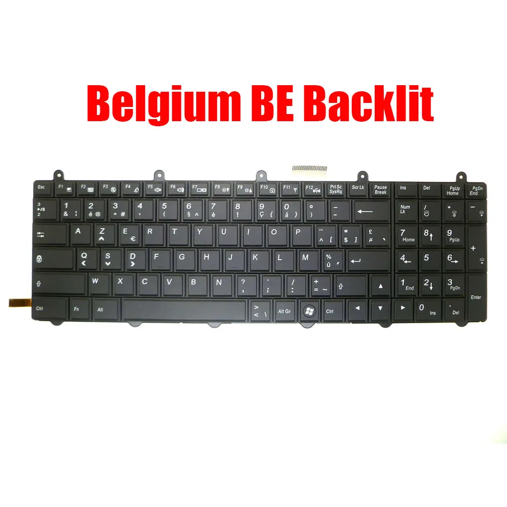 Belgium BE Laptop Keyboard For LDLC For Bellone XM1 XM1-I7-16-S2 XM1-I7-16-H10 XM1-I7-16-H10-H XM1-I7-32-S5 XM1-I7-32-S5-H Black