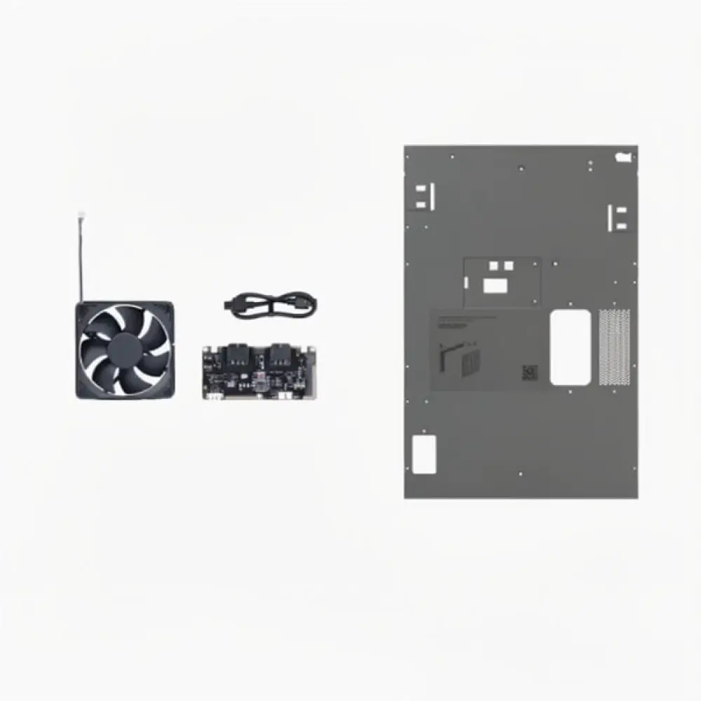 Exhaust Fan Adapter Backplate For P2S 3D Printer Modification Kit Heat Dissipation Ventilation Fixation Bracket