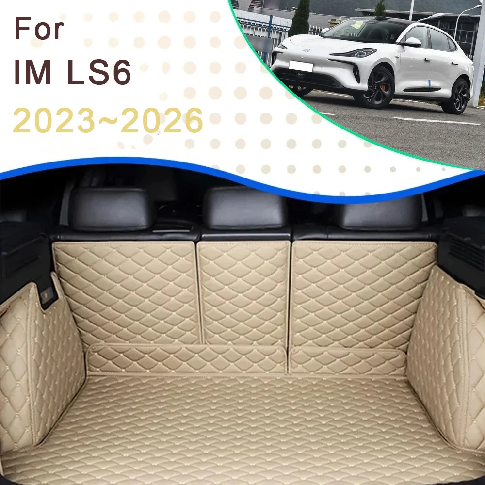 

Автомобильный багажник, грузовой вкладыш для IM LS6 MG IM6 2023 2024 2025 2026, водонепроницаемый коврик, задние коврики для багажника, коврики для хранения, автоаксессуары