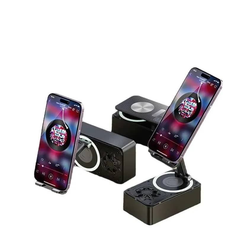 

Bluetooth audio bracket, black technology power bank, three-in-one mobile phone holder, multi-functional desktop shelf.