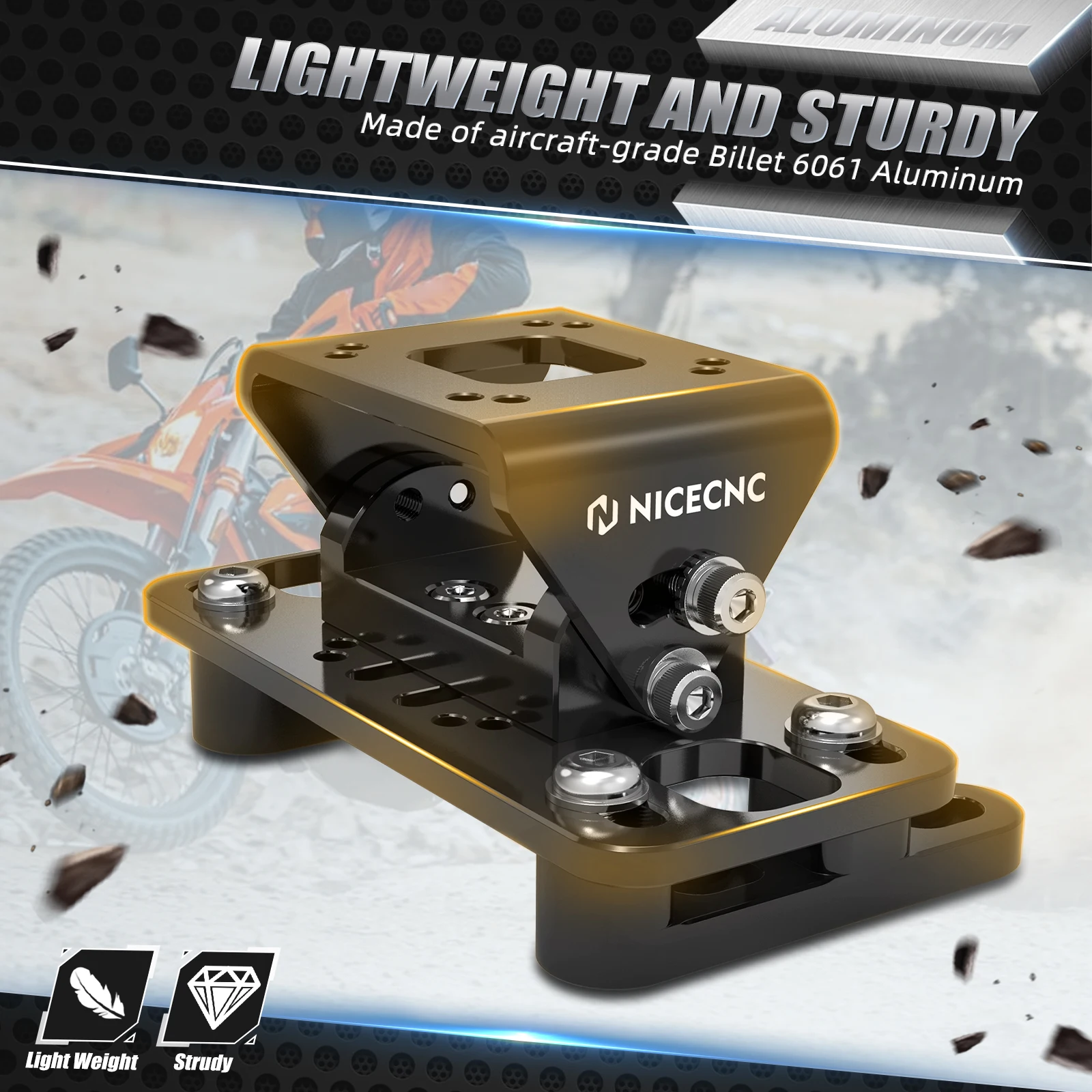 Per Beta RR 300 2010-2023 RR 125 RR 250 RR 350 390 430 450 498 Staffa di montaggio GPS di navigazione regolabile per Honda CRF250R CRF450R