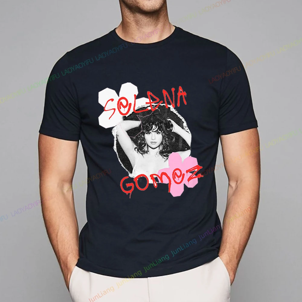 Selena Gomez Top Y2k Clothes for Women Female Singer Fans Gift Women's Blouse Goth T-shirts Woman Clothing Harajuku Fashion Tops