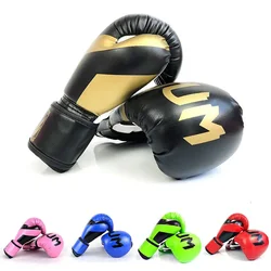 Boxing Gloves Adult Professional Training Boxing Sanda Sandbag Fighting Gloves Muay Thai 6OZ 12OZ Plus Size