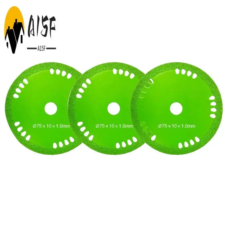 A15F-Rock Slab Grinding Disc 2.95Inch Glass Cutting Disc For Angle Grinder, 0.04Inch Ultra Thin 3Pcs